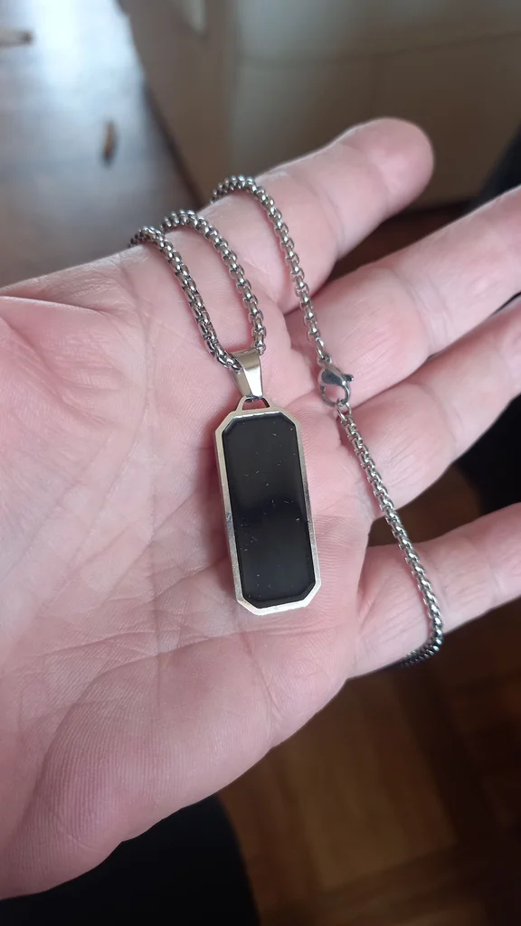 Collier mixte en acier inoxydable mixte – photo 2